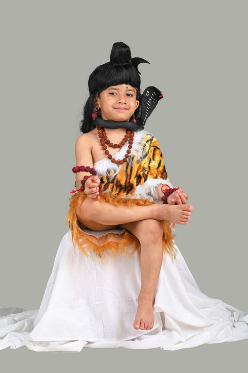 BookMyCostume Lord Shiva Shankar Bhagwan Hindu God Kids & Adults Fancy Dress Costume - Premium